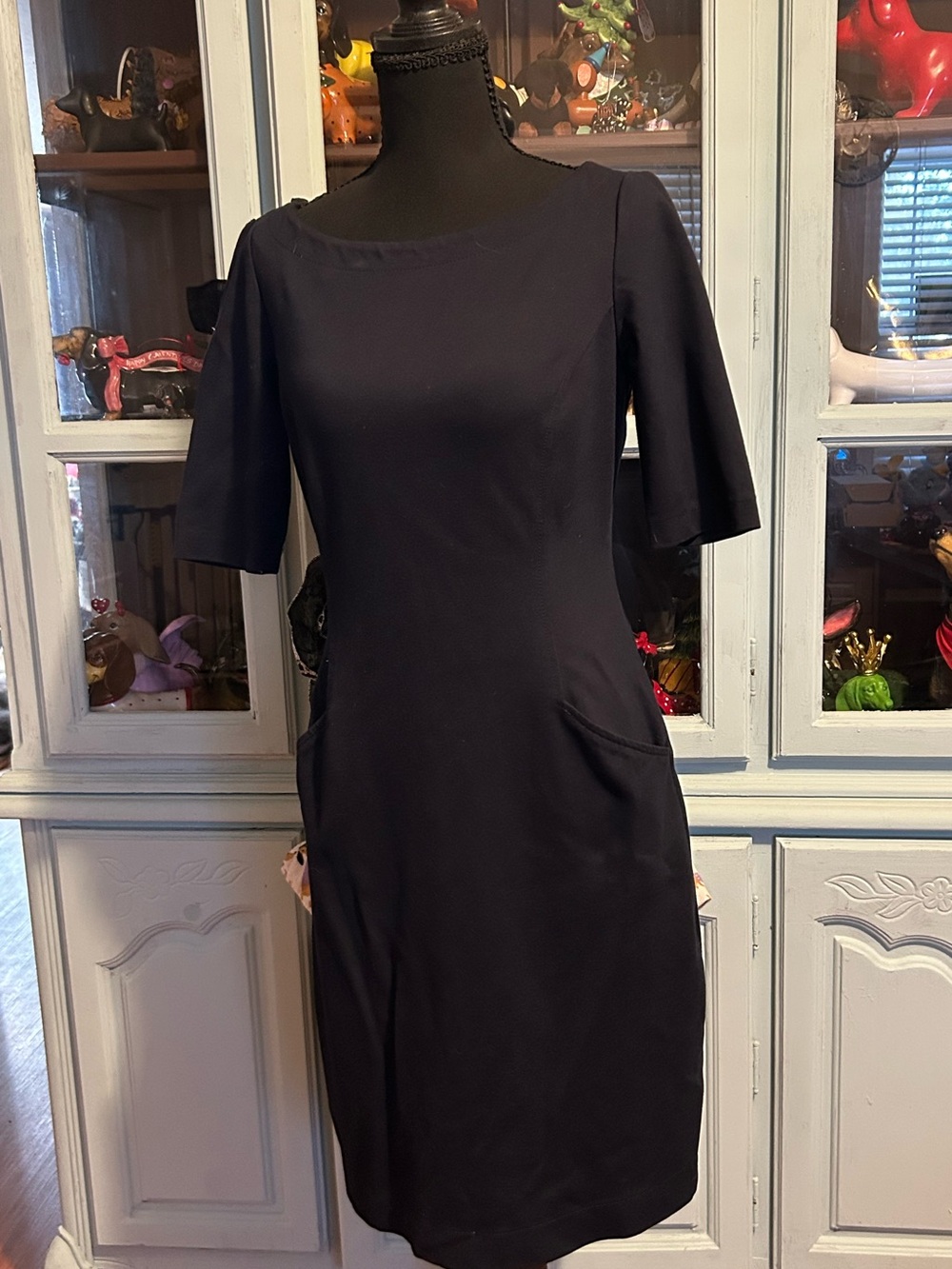 Lauren Ralph Lauren black Midi Sheath Dress
